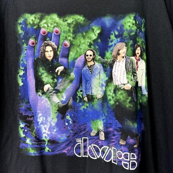 Vtg 90s The Doors Jim Morrison Single Stitch Mystical Hand Graphic T-Shirt Sz XL - Picture 4 of 12